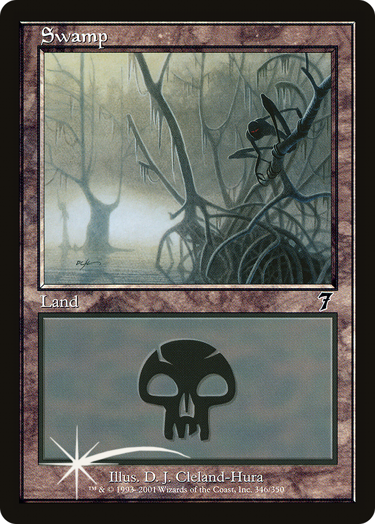 Swamp (346) [Seventh Edition] Foil