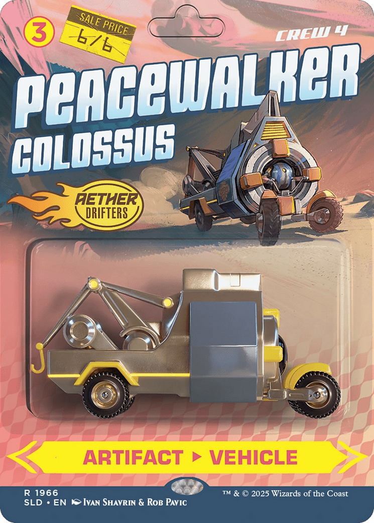 Peacewalker Colossus // Peacewalker Colossus (1966) [Secret Lair Drop]  (Borderless) Foil