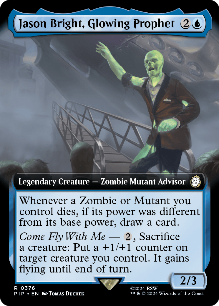 Jason Bright, Glowing Prophet (Extended Art) [Fallout] Foil