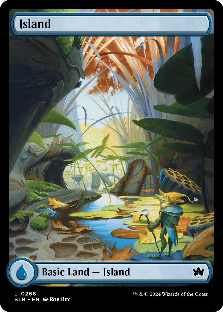 Island (0268) [Bloomburrow] Foil