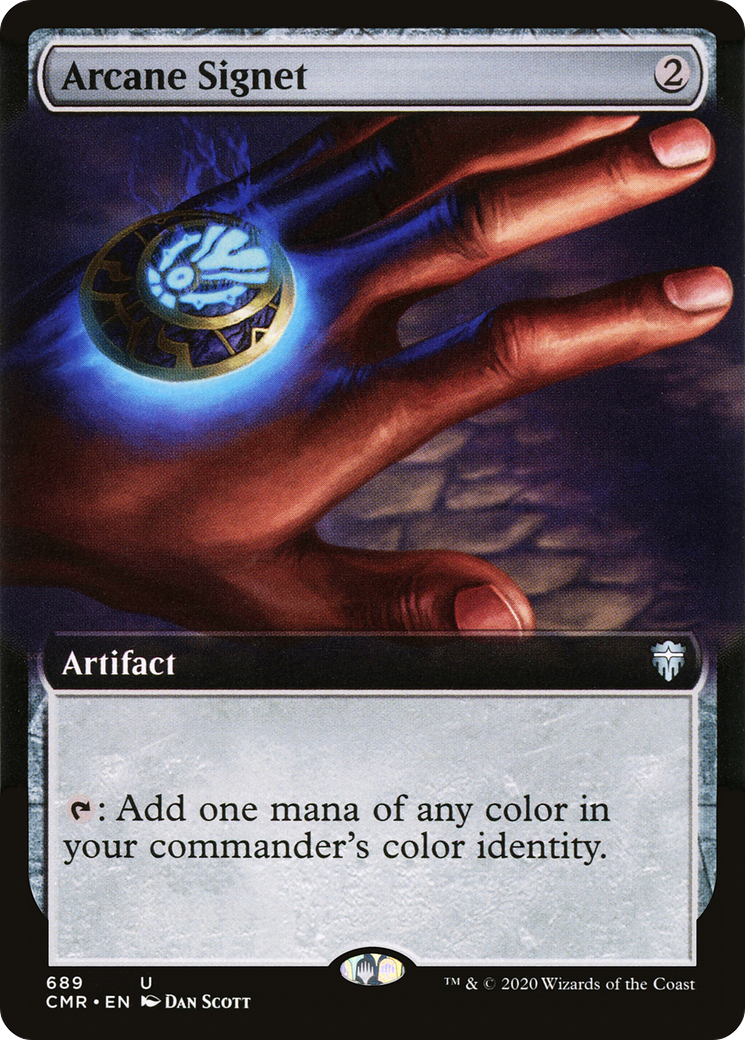 Arcane Signet (Extended Art) [Commander Legends] Foil