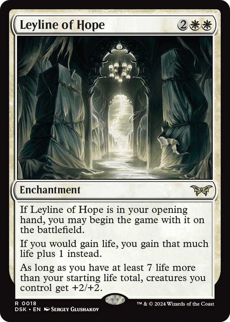 Leyline of Hope [Duskmourn: House of Horror] Foil