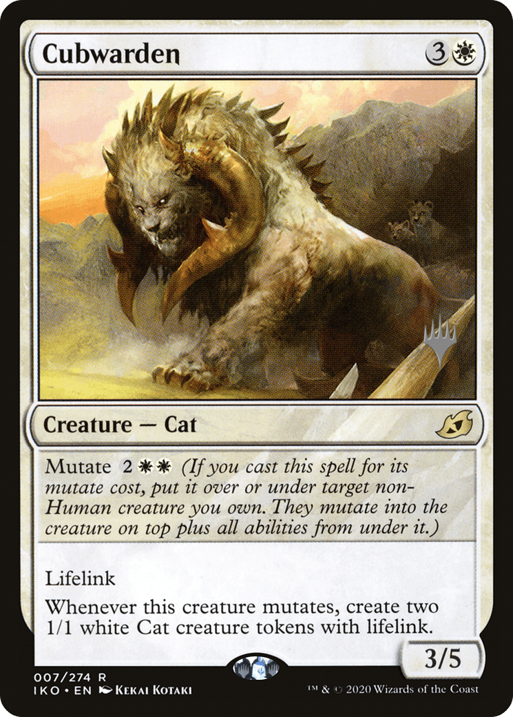 Cubwarden (Promo Pack) [Ikoria: Lair of Behemoths Promos] Foil