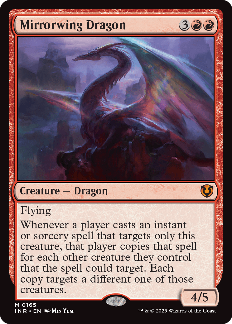 Mirrorwing Dragon (-165) [Innistrad Remastered]  Foil