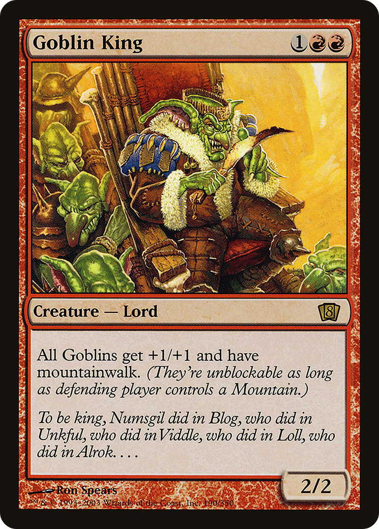 Goblin King [Eighth Edition] Foil