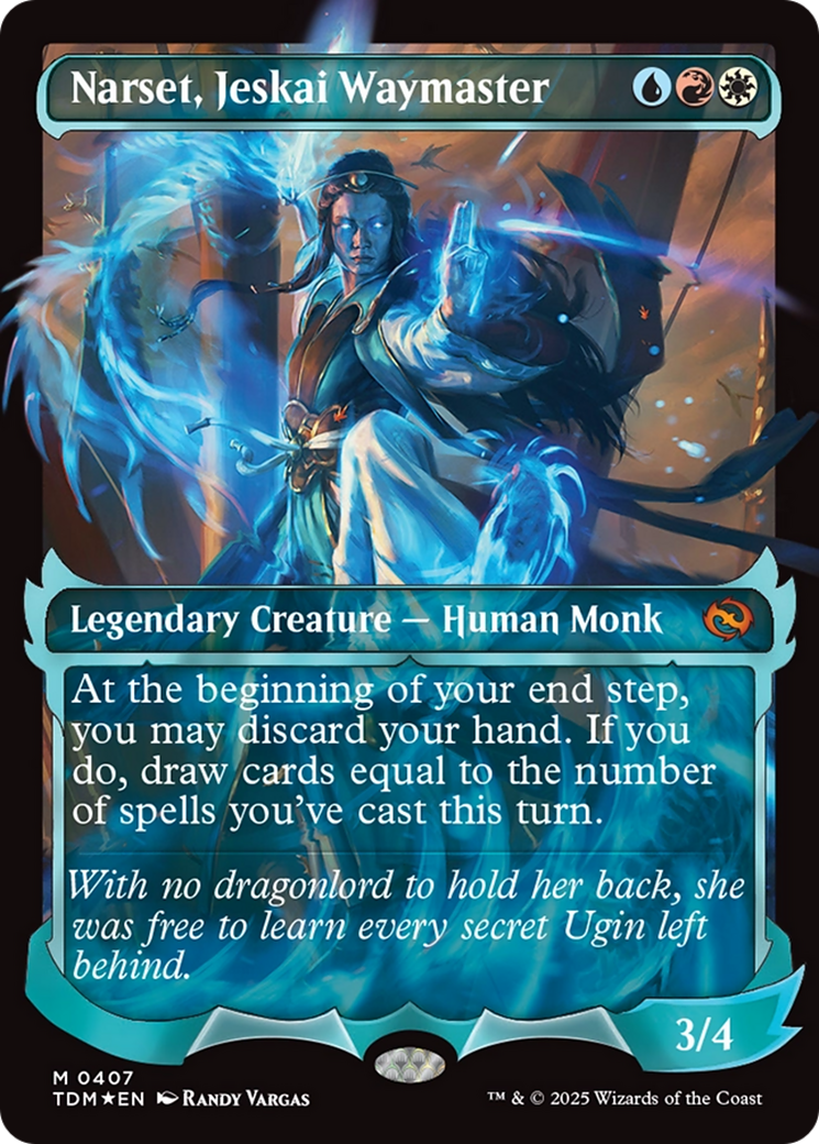 Narset, Jeskai Waymaster (Showcase) (407) [Tarkir: Dragonstorm]