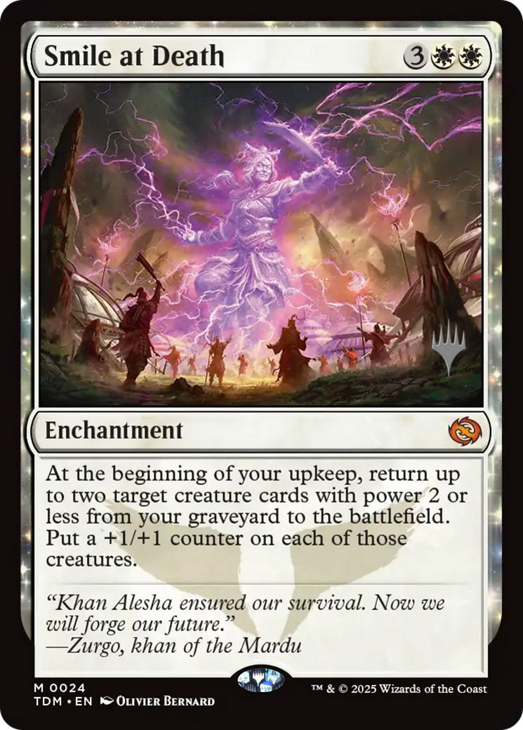 Smile at Death (024) [Promo Pack: Tarkir: Dragonstorm]  Foil