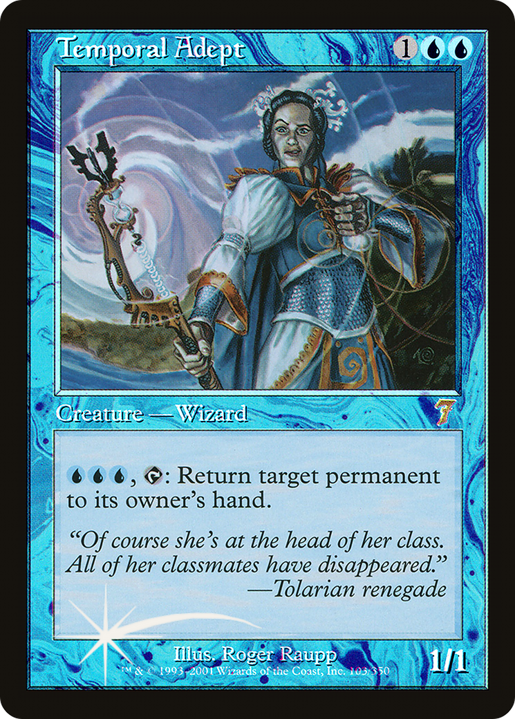 Temporal Adept [Seventh Edition] Foil