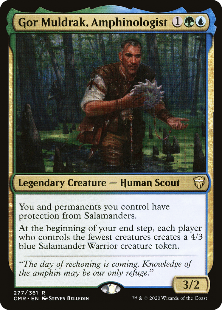 Gor Muldrak, Amphinologist [Commander Legends] Foil