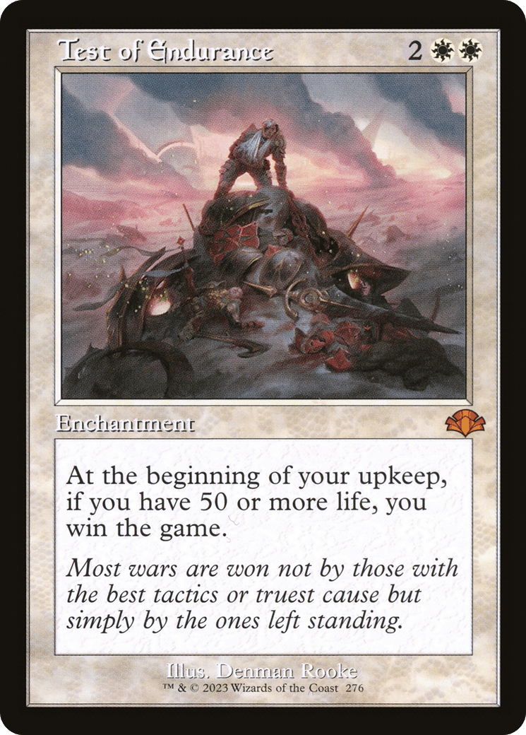 Test of Endurance (Retro) [Dominaria Remastered] Foil