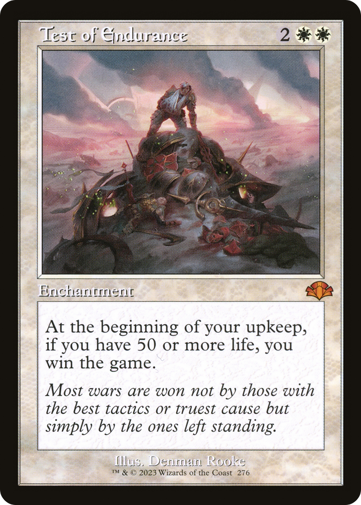 Test of Endurance (Retro) [Dominaria Remastered] Foil