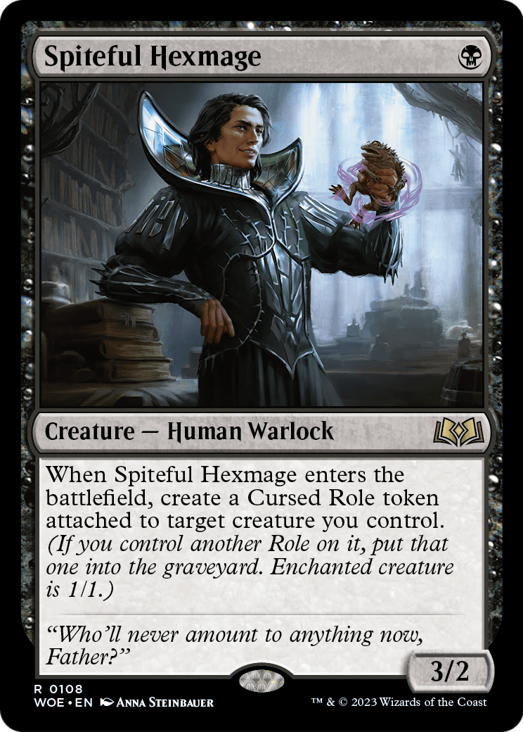 Spiteful Hexmage [Wilds of Eldraine] Foil