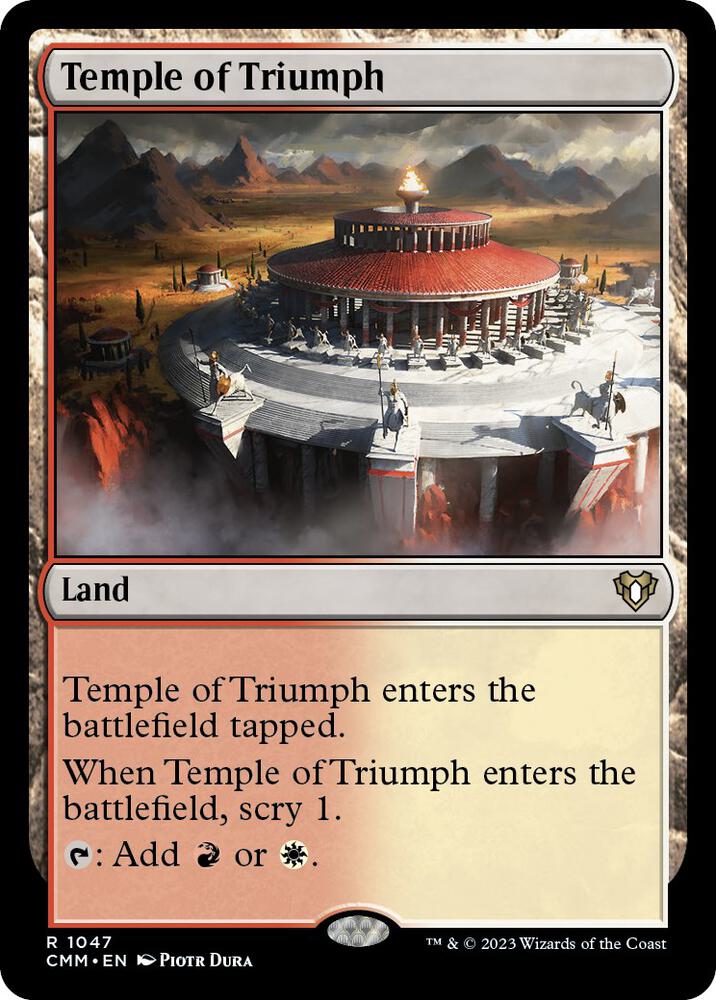 Temple of Triumph 1047/451 (Commander Masters) 