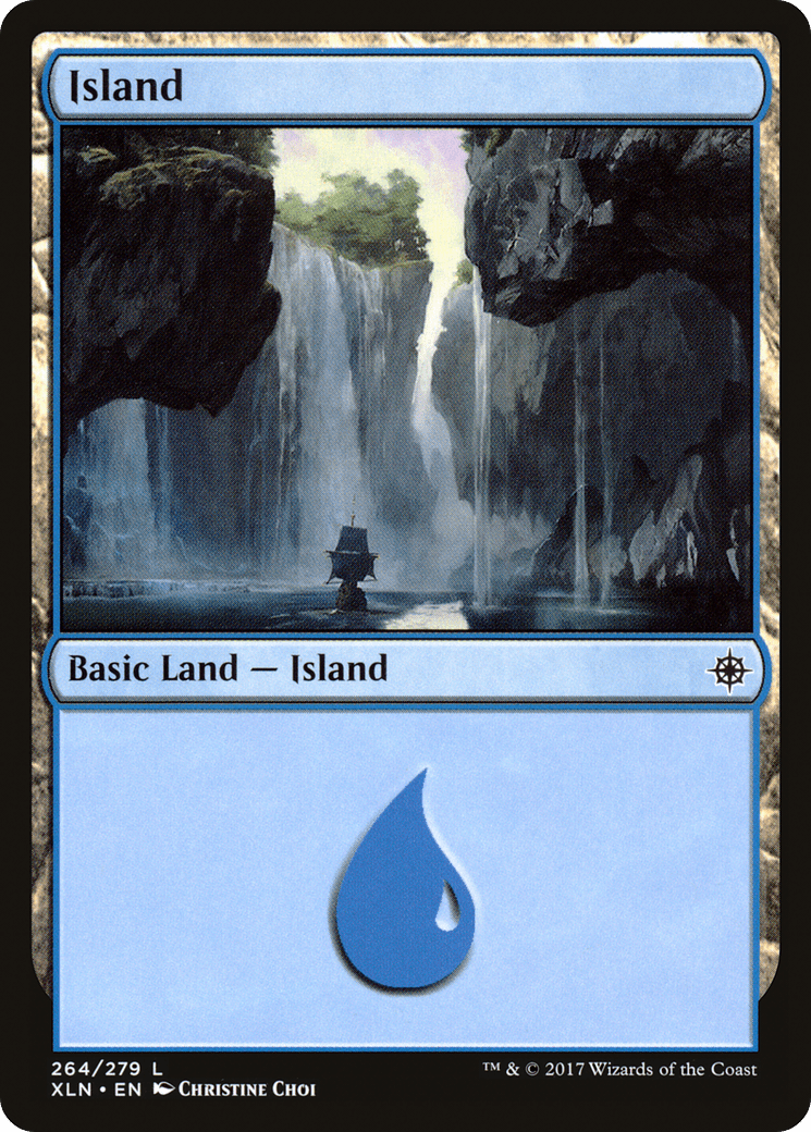 Island (264) [Ixalan] Foil