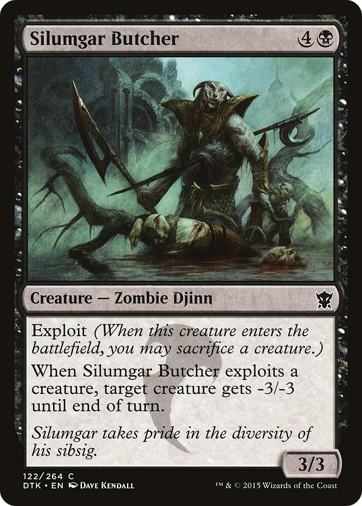 Silumgar Butcher [Dragons of Tarkir] Foil