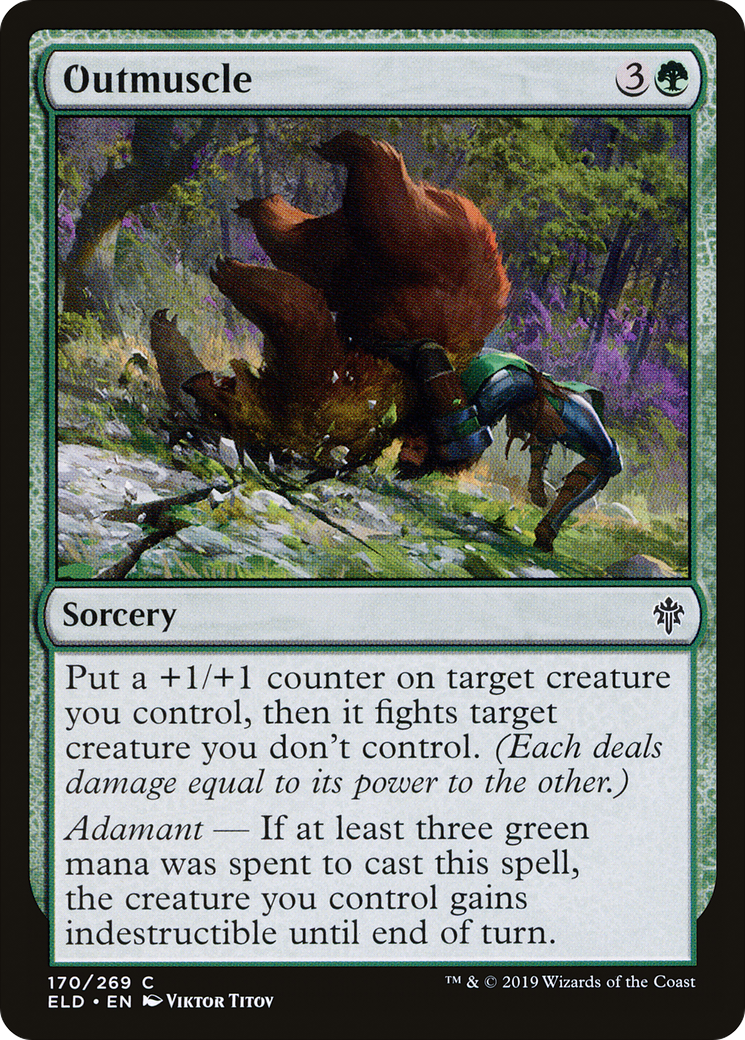 Outmuscle [Throne of Eldraine] Foil