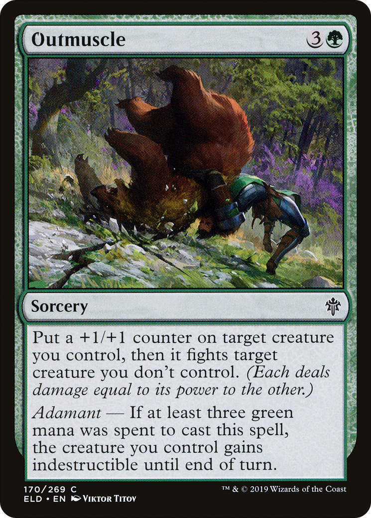 Outmuscle [Throne of Eldraine] Foil