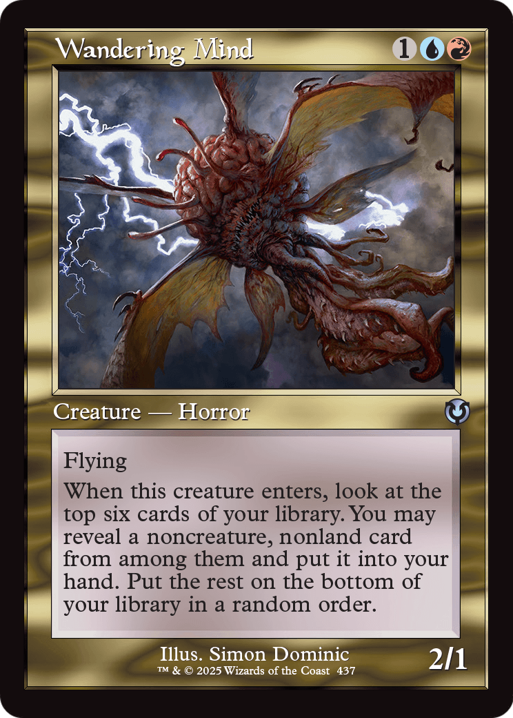 Wandering Mind (Retro Frame) (-437) [Innistrad Remastered]  Foil