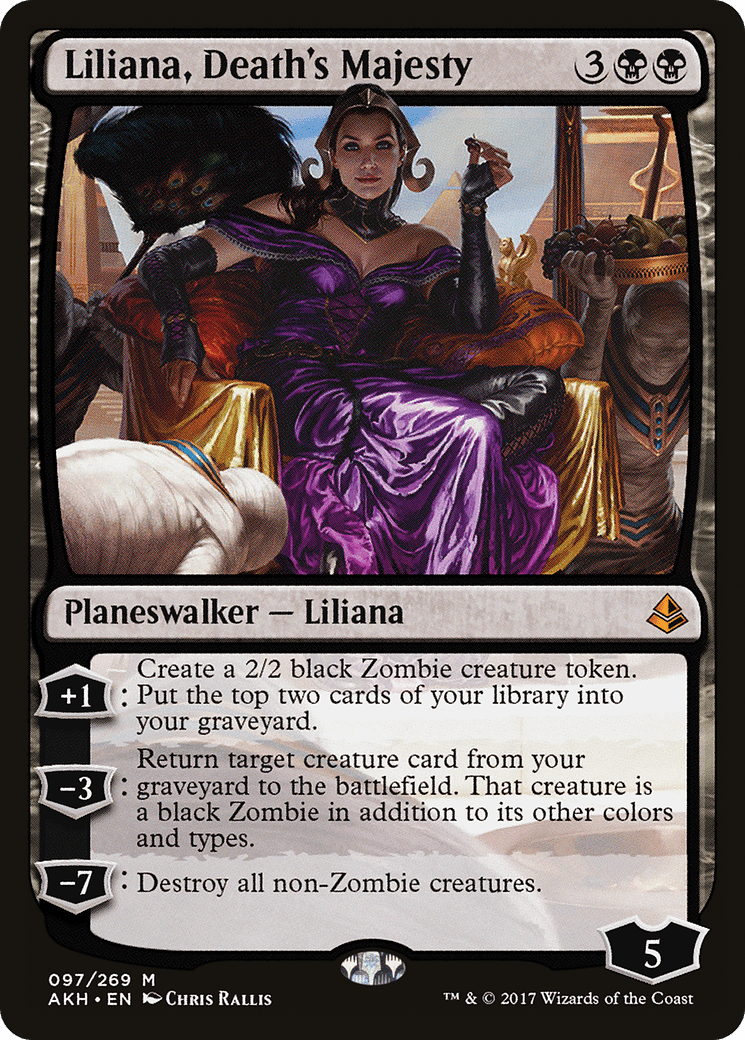 Liliana, Death's Majesty [Amonkhet] Foil