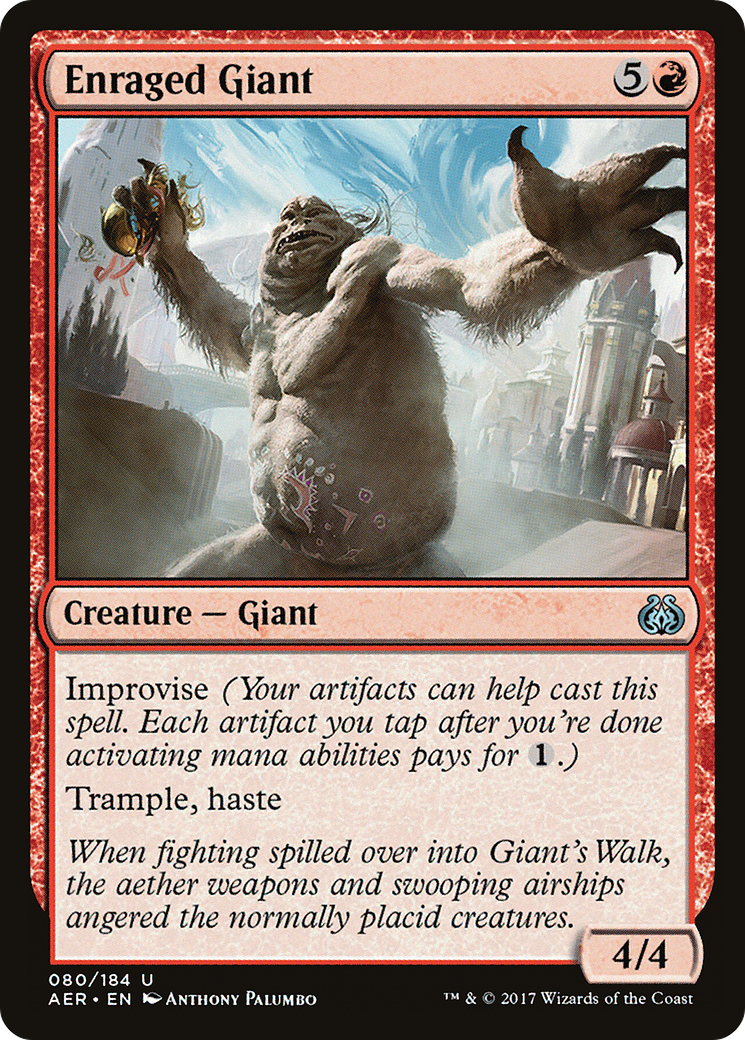 Enraged Giant [Aether Revolt] Foil