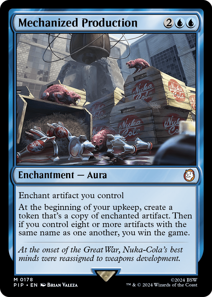 Mechanized Production [Fallout] Foil