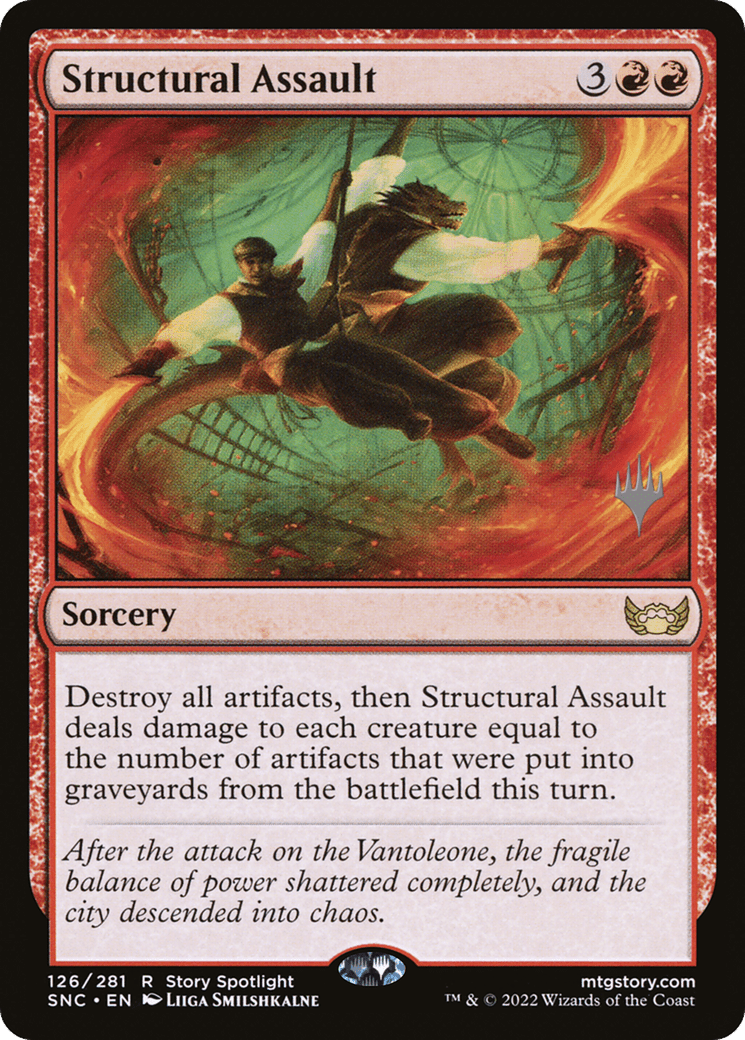 Structural Assault (Promo Pack) [Streets of New Capenna Promos] Foil