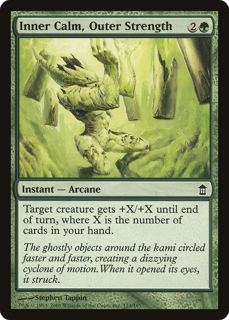 Inner Calm, Outer Strength [Saviors of Kamigawa] Foil