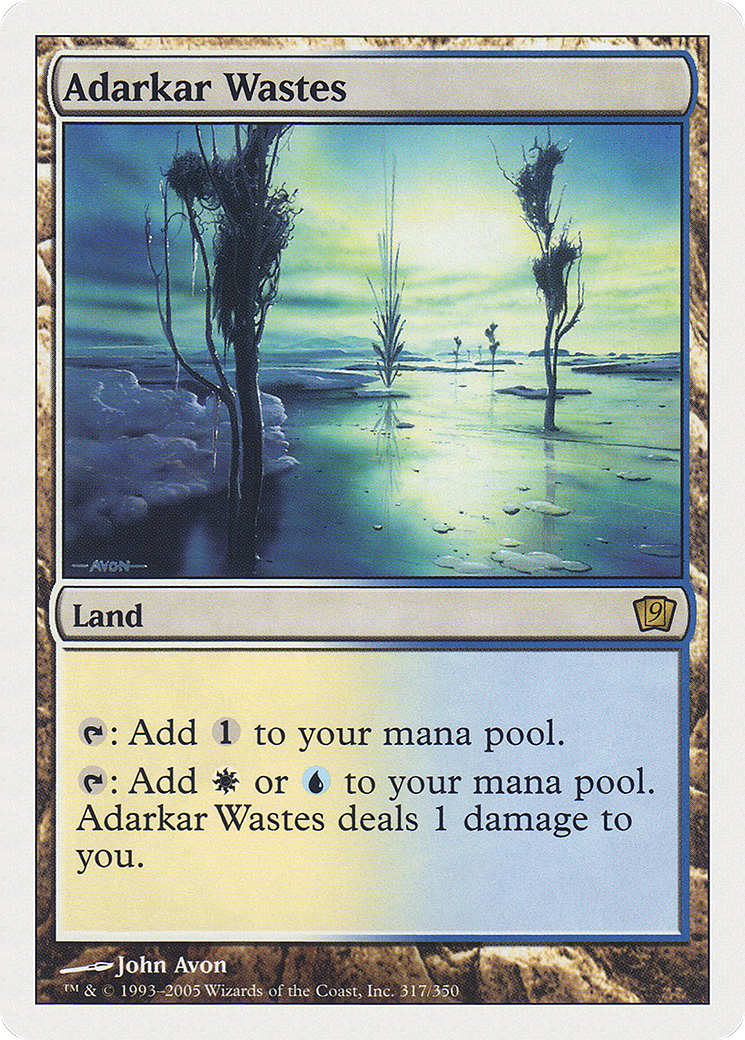 Adarkar Wastes [Ninth Edition] Foil
