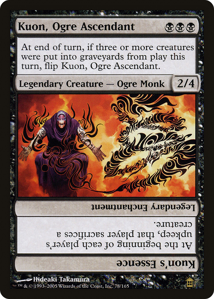 Kuon, Ogre Ascendant // Kuon's Essence [Saviors of Kamigawa] Foil