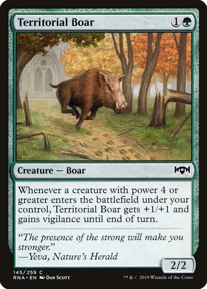 Territorial Boar 145/259 (Ravnica Allegiance) 