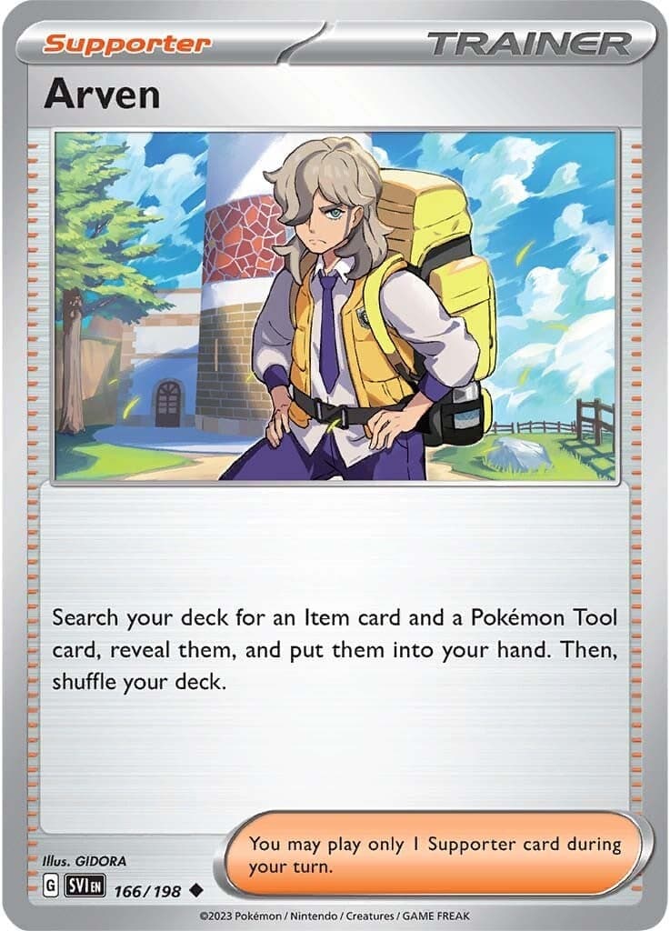 Arven 166/198 - SV01 Scarlet & Violet Base Set Reverse Holofoil
