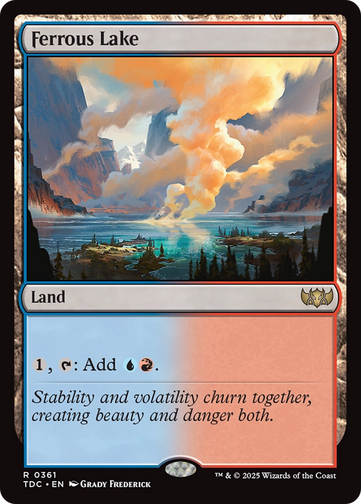 Ferrous Lake (361) [Commander: Tarkir: Dragonstorm]