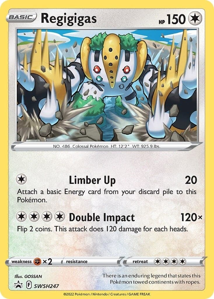 Regigigas (Cosmos Holo) SWSH247/307 - SWSH Sword & Shield Promo Cards Holofoil