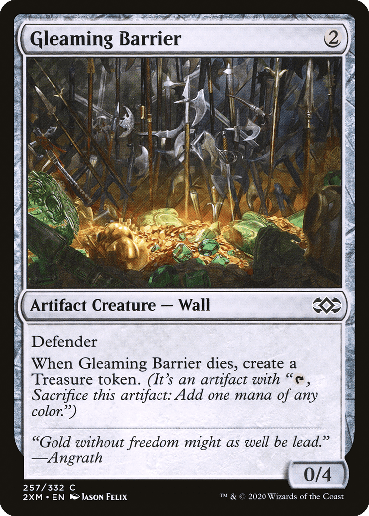 Gleaming Barrier [Double Masters] Foil