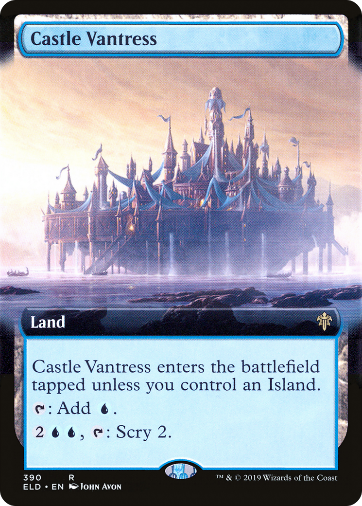 Castle Vantress (Extended Art) [Throne of Eldraine] Foil
