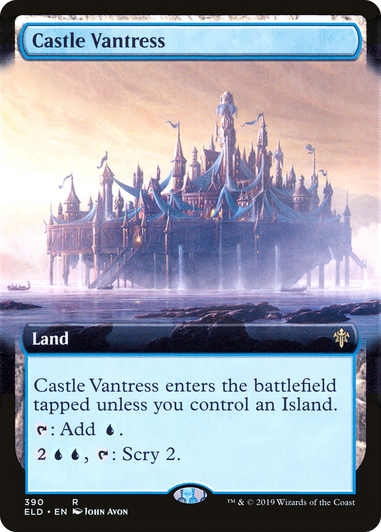 Castle Vantress (Extended Art) [Throne of Eldraine] Foil
