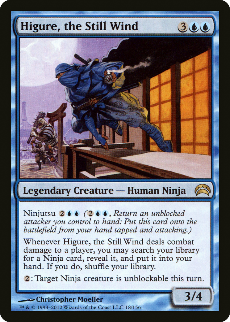 Higure, the Still Wind (018) [Planechase 2012]  Foil