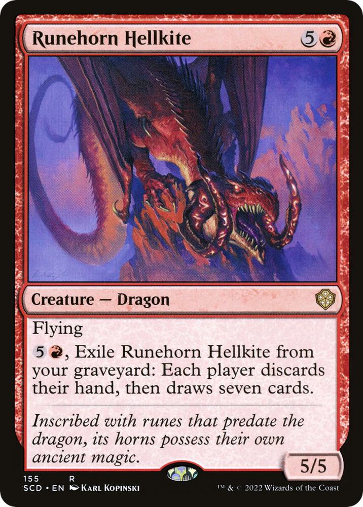 Runehorn Hellkite 155/352 (Starter Commander Decks) 