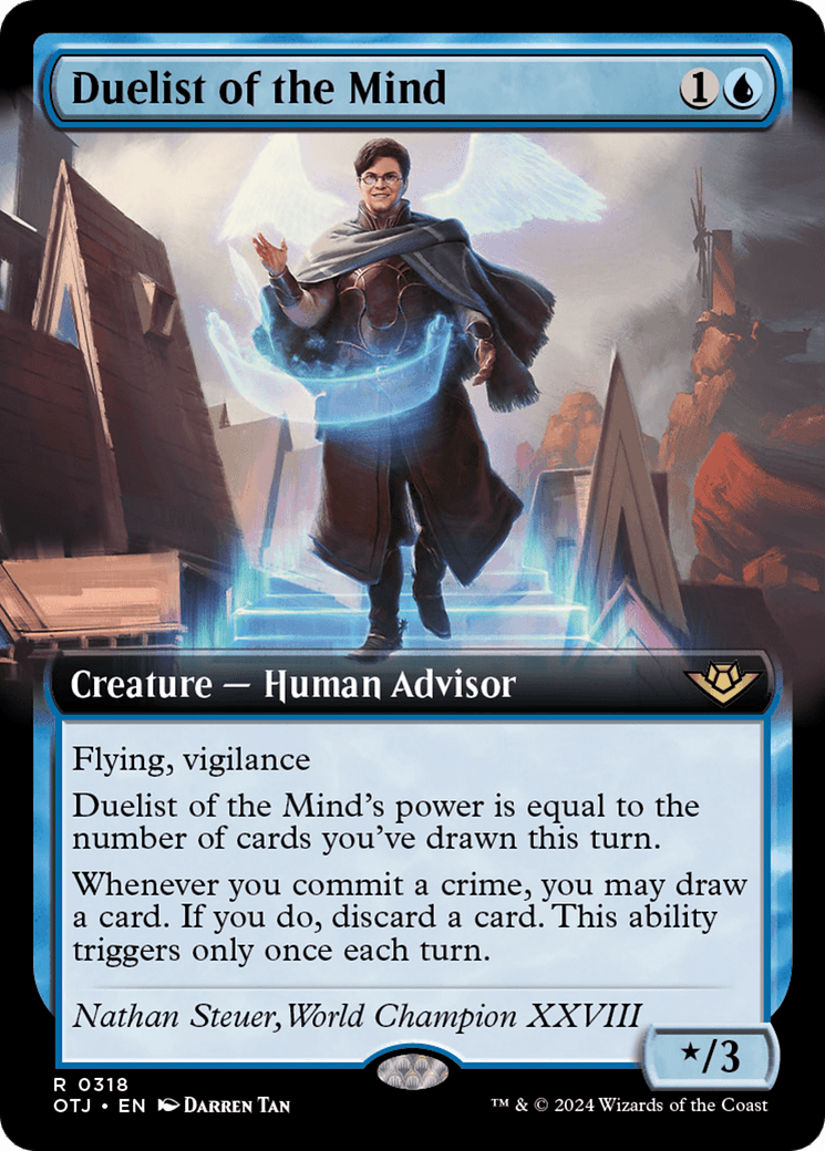 Duelist of the Mind (Extended Art) [Outlaws of Thunder Junction] Foil