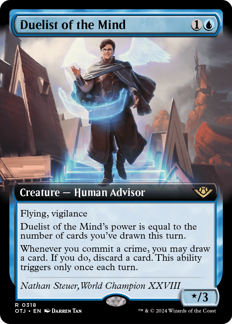 Duelist of the Mind (Extended Art) [Outlaws of Thunder Junction] Foil