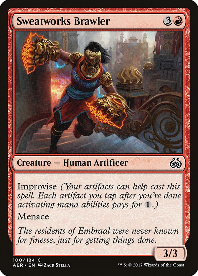 Sweatworks Brawler 100/184 (Aether Revolt) 