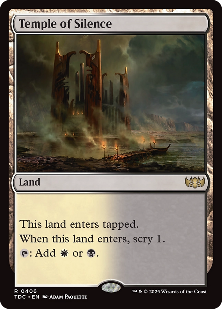 Temple of Silence (406) [Commander: Tarkir: Dragonstorm]