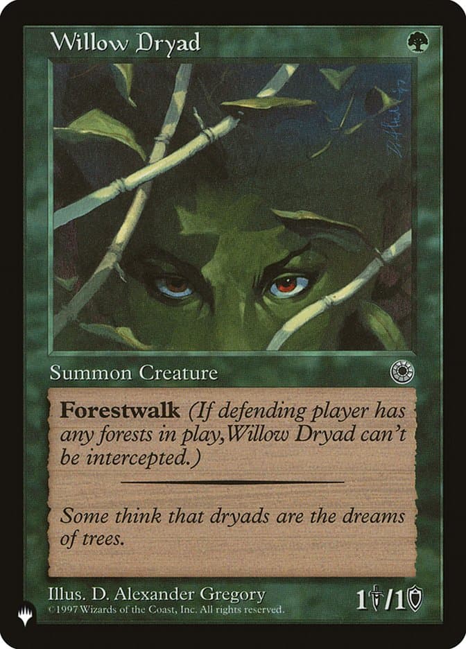 Willow Dryad |  (POR-193) [The List]