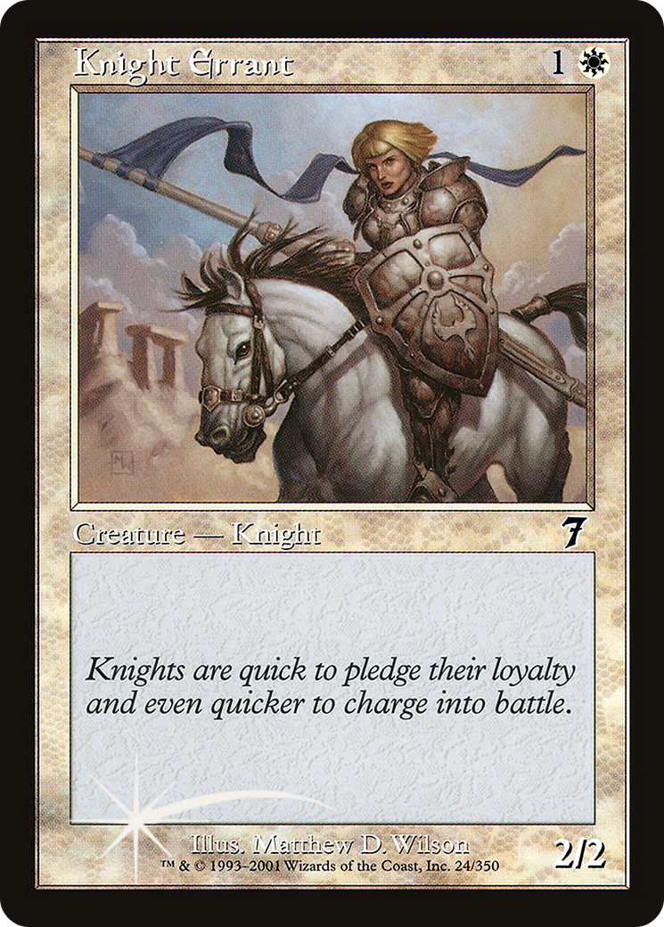 Knight Errant [Seventh Edition] Foil