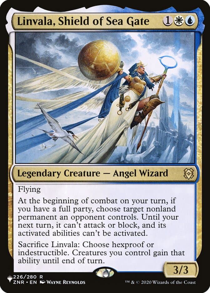 Linvala, Shield of Sea Gate |  (ZNR-226) [The List]