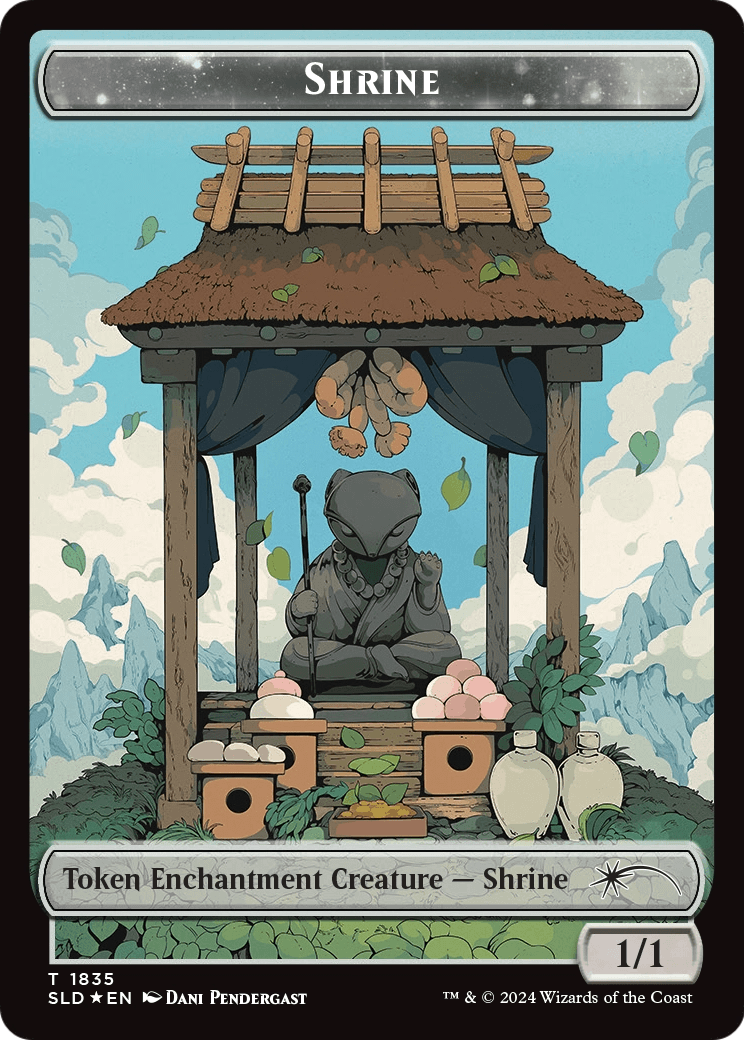 Shrine Token (Rainbow Foil) (-1835) [Secret Lair Drop Series]