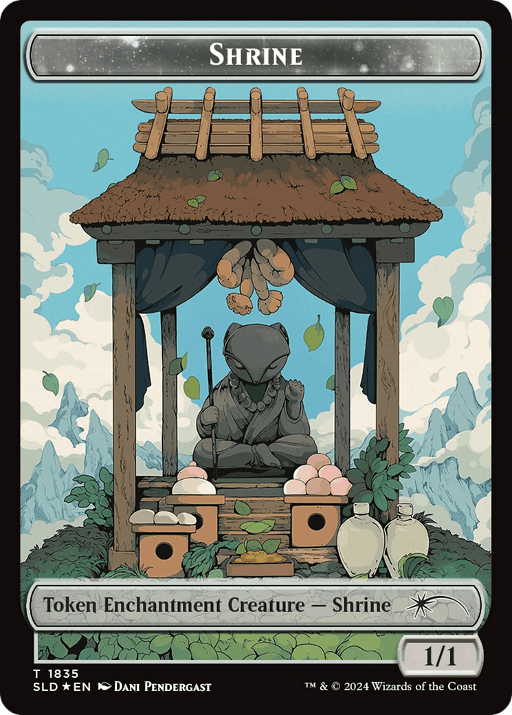 Shrine Token (Rainbow Foil) (-1835) [Secret Lair Drop Series]  Foil