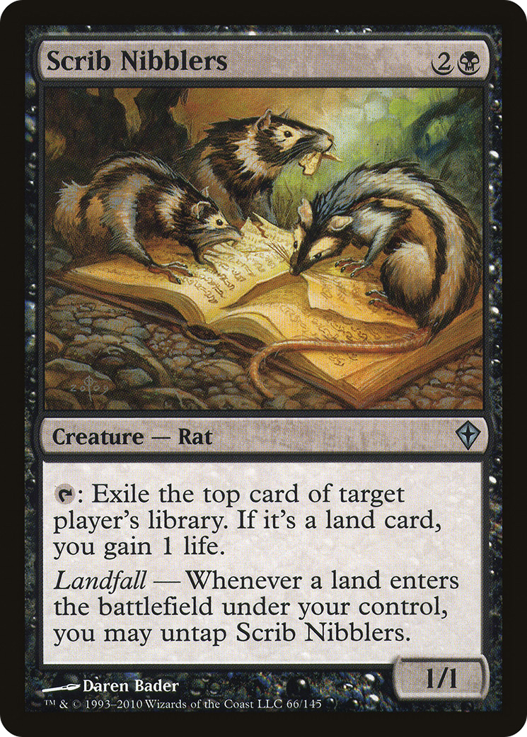 Scrib Nibblers [Worldwake] Foil