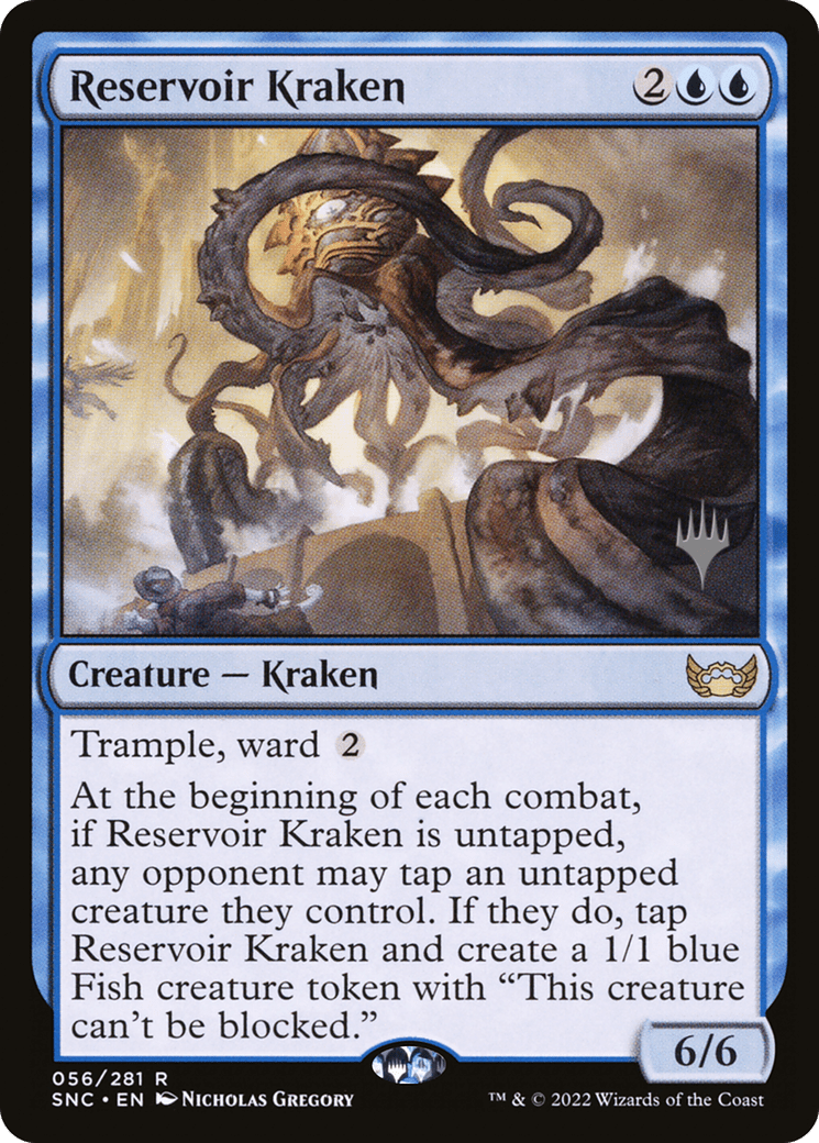 Reservoir Kraken (Promo Pack) [Streets of New Capenna Promos] Foil