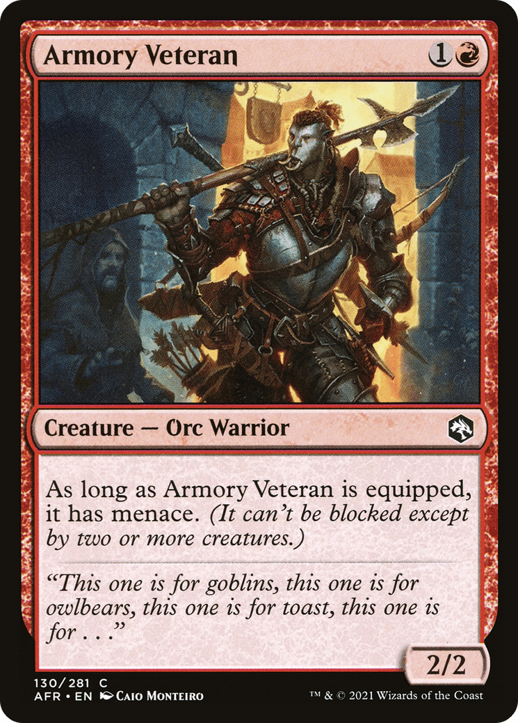 Armory Veteran [Dungeons & Dragons: Adventures in the Forgotten Realms] Foil